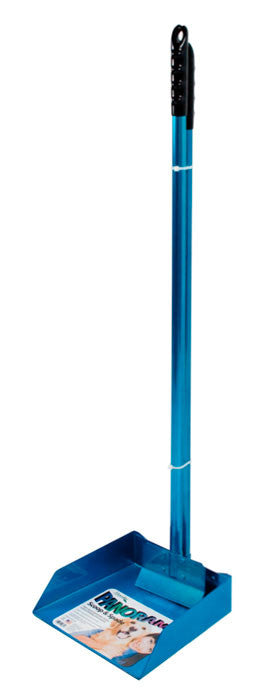 Blue "Panorama" Large Dog Scoop and Spade Set with 3' Aluminum Handle