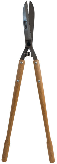 Drop Forged 8-3/4" Serrated Hedge Shear w/Hickory Handles (Long)